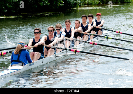 Cambridge peut les bosses, un Pembroke College men's 8 Banque D'Images