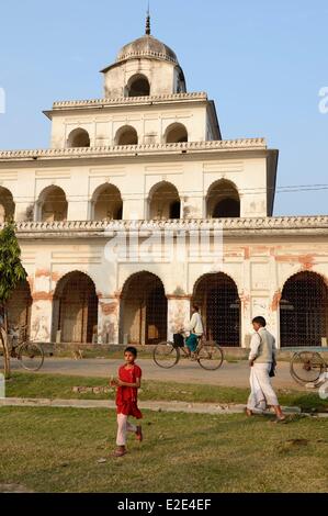 Le Bangladesh Puthia Puthia Temple complexe se compose d'un groupe de vieux temples hindous (19ème siècle) DLO Mandir Banque D'Images