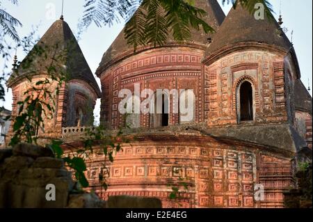 Le Bangladesh Puthia Puthia Temple complexe se compose d'un groupe de vieux temples hindous (19ème siècle) le Temple était Govinda Banque D'Images