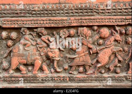 Le Bangladesh Puthia Puthia Temple complexe se compose d'un groupe de vieux temples hindous (19ème siècle) le Temple était Govinda Banque D'Images