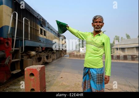 Le Bangladesh, sur le chemin entre Dhaka et Bogra Banque D'Images