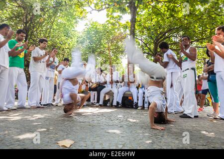 Brésil, Rio de Janeiro, la capoeira Banque D'Images