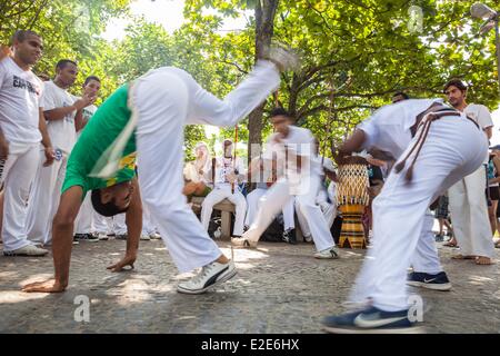 Brésil, Rio de Janeiro, la capoeira Banque D'Images