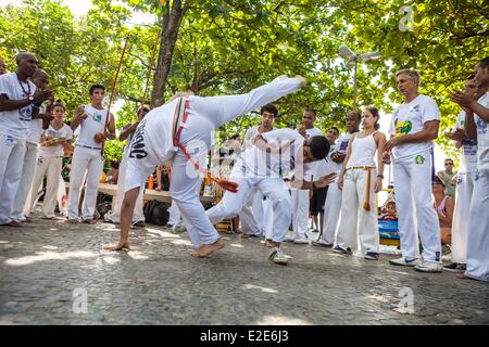 Brésil, Rio de Janeiro, la capoeira Banque D'Images