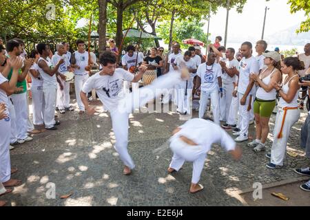 Brésil, Rio de Janeiro, la capoeira Banque D'Images