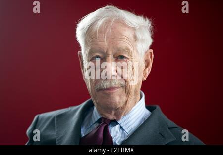 Berlin, Allemagne. 19 Juin, 2014. Fondateur et directeur par intérim du Musée Juif, Michael Blumenthalannounces son successeur lors d'une conférence de presse à Berlin, Allemagne, 19 juin 2014. Schaefer réussira Blumenthal en tant que nouveau directeur du Musée le 1er septembre 2014. Photo : DANIEL NAUPOLD/dpa/Alamy Live News Banque D'Images