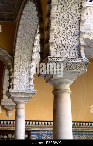 Espagne, Andalousie, Séville, le Palais de la Comtesse de Lebrija (El Palacio de la Condesa de Lebrija) Banque D'Images