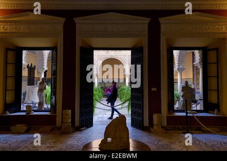 Espagne, Andalousie, Séville, le Palais de la Comtesse de Lebrija (El Palacio de la Condesa de Lebrija) Banque D'Images