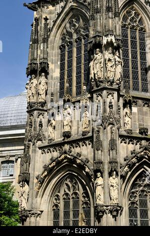 L'Allemagne, en Rhénanie du Nord-Westphalie, Aix-la-Chapelle, la cathédrale (Dom) inscrite au Patrimoine Mondial de l'UNESCO Banque D'Images