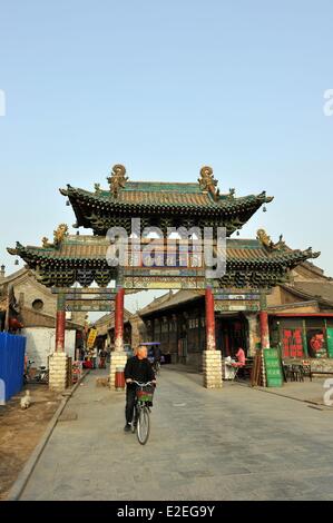 Chine, province du Shanxi, Pingyao répertorié au Patrimoine Mondial de l'UNESCO Banque D'Images