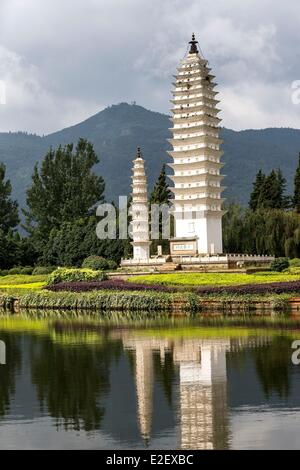 Chine, province du Yunnan, Kumming Kumming, les minorités ethniques, les minorités ethniques du Yunnan, Pagode Banque D'Images