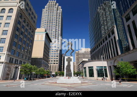 États-unis New Jersey Jersey City Katyn Exchange Place mémorial dédié aux victimes du massacre de Katyn en 1940 Banque D'Images