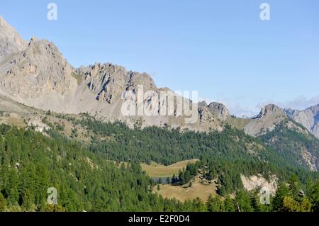 France, Hautes Alpes, près de Ceillac, Parc naturel régional du Queyras Banque D'Images