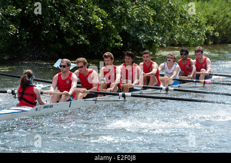 Cambridge peut les bosses, un Pembroke College men's 8 Banque D'Images