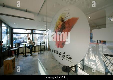 France, Doubs, Ornans, La Table de Gustave Hôtel Banque D'Images