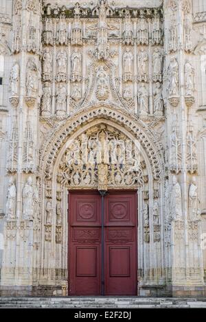 En France, en somme, l'abbaye de Saint Riquier, Banque D'Images