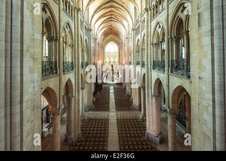 La France, l'Oise, Noyon, Notre-Dame Banque D'Images