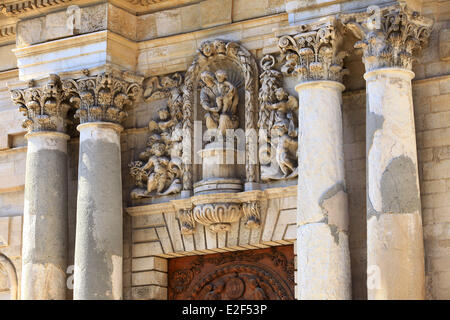 France, Bouches du Rhône, Martigues, Island, l'Eglise de la Madeleine (XVII siècle) Banque D'Images