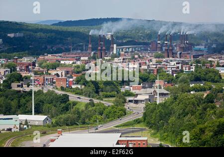 Canada, Québec, Mauricie, ville de Shawinigan, l'usine d'aluminium Rio Tinto Alcan Banque D'Images