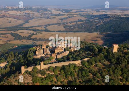 Italie Toscane Siena countryside Val d'Orcia, classé au Patrimoine Mondial par l'UNESCO Val d'Orcia, classé au Patrimoine Mondial par l'UNESCO Banque D'Images