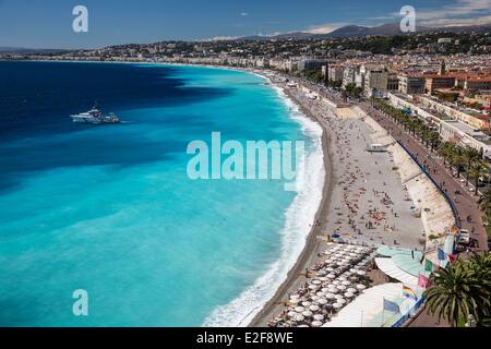 France, Alpes Maritimes, Nice, Promenade des Anglais Banque D'Images