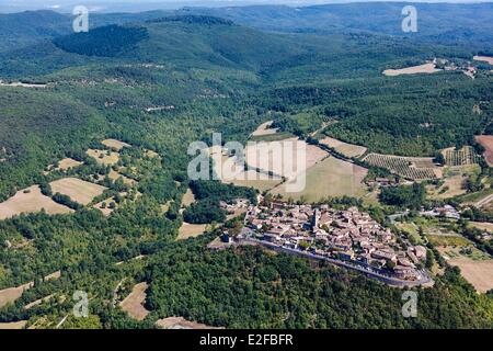 France Tarn Puycelsi étiqueté Les Plus Beaux Villages de France (Les Plus Beaux Villages de France) le village et le Banque D'Images