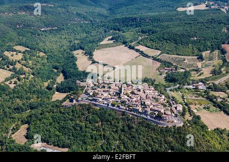 France Tarn Puycelsi étiqueté Les Plus Beaux Villages de France (Les Plus Beaux Villages de France) le village et le Banque D'Images