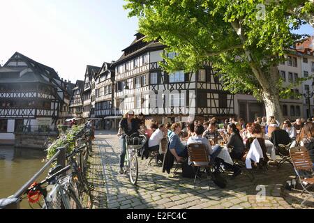 La France, Bas Rhin, Strasbourg, vieille ville classée au Patrimoine Mondial de l'UNESCO, du quartier de la Petite France Banque D'Images