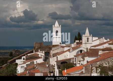 Le Portugal, l'Alentejo, Monsaraz, ville médiévale de Monsaraz Banque D'Images