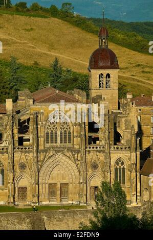 France Isère Saint Antoine l'Abbaye appelée Les Plus Beaux Villages de France (Les Plus Beaux Villages de France) sur la Banque D'Images