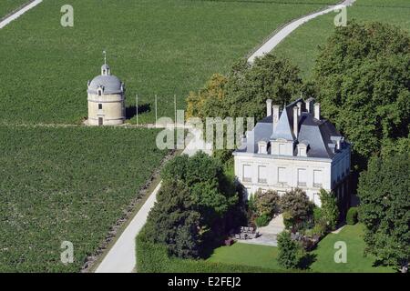 France, Gironde, Pauillac, le domaine du Château de Latour où un premier vin Grands Crus est produit Banque D'Images