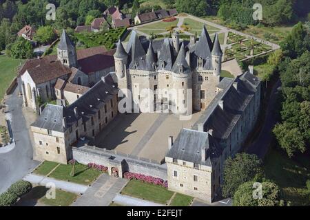 France, dordogne, Périgord Vert, Jumilhac le Grand, le château Banque D'Images