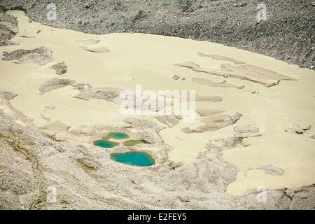 L'Autriche, la Carinthie, le parc national du Hohe Tauern, le glacier de Pasterze, voir Kaiser Franz Josefs Hohe Banque D'Images