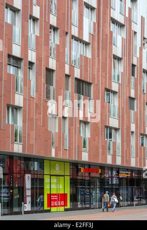 Allemagne Hambourg HafenCity qui développe le projet le plus important de l'urbanisme européen avec la réhabilitation de 155 Banque D'Images