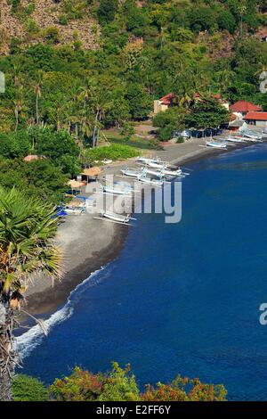 L'INDONÉSIE, Bali, Amed, sur la côte Est Banque D'Images