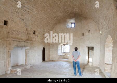 Chypre Limassol district Château de Colosse une tour fortifiée construite en 1454 par la décision du commandant de l'ordre de la Banque D'Images