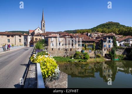 La France, Tarn et Garonne, Saint Antonin Noble Val Banque D'Images