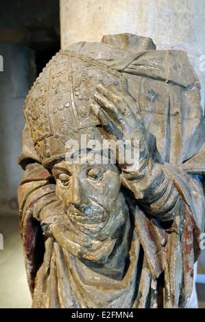 France Moselle le musée de la Cour d'Or-Metz Métropole le grenier de Chevremont St Denis 15e siècle Banque D'Images