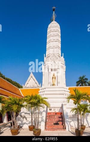 Thaïlande Bangkok Temple de la grande relique Wat Mahathat fondé à la fin du 18e siècle Banque D'Images