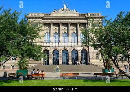 France Bas Rhin Strasbourg Quartier Neustadt datant de la période allemande l'Université Palace (1884) Banque D'Images