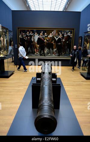 Le Rijksmuseum Amsterdam Pays-Bas La Compagnie du Capitaine de Dirck Jacobsz Rosecrans et Lieutenant Pauw peinture de Cornelis Banque D'Images