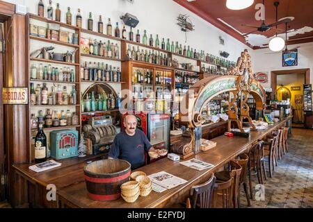 Argentine Buenos Aires San Telmo El Federal district cafe ouvert en 1864 Banque D'Images