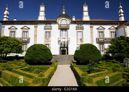 Douro Portugal Vila Real Solar de Mateus Mateus manoir construit dans la première moitié du xviiie siècle par Nicolau Nasoni dans un Banque D'Images