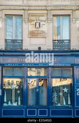 France Paris Restaurant La Tour d'Argent Banque D'Images