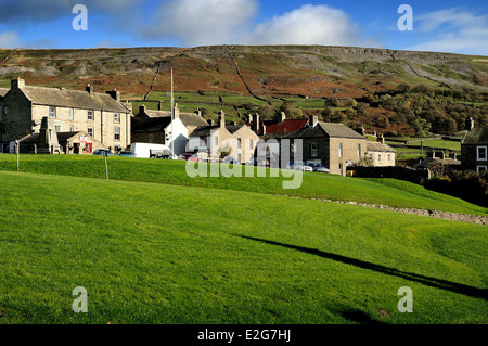 Reeth village de Swaledale North Yorkshire Banque D'Images