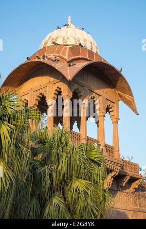 L'État du Rajasthan en Inde près de Jodhpur Mandore ancienne capitale du Marwar fort et jardins de Mandore Banque D'Images