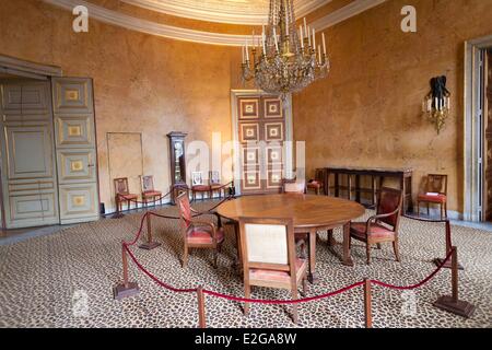 France Oise Compiegne Compiegne Château Salle à manger de l'Impératrice Banque D'Images