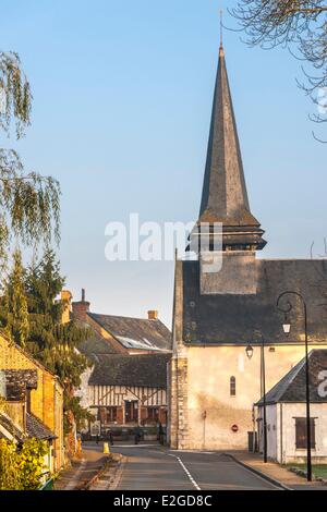 France Loiret Sologne Ligny le Ribault église Saint Martin Banque D'Images