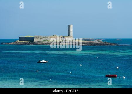 Finistere Fouesnant Glenan archipel de l'île Cigogne Banque D'Images