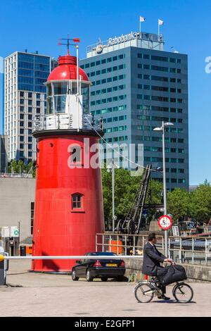 Pays-bas Hollande du Sud Leuvehaven Rotterdam maritime museum fondé en 1873 Crochet de Holland 1899 phare